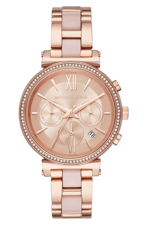 sofie pave rose gold michael kors